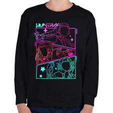 PRINTFASHION Huntrix - Rumi, Mira, Zoey - Gyerek pulóver - Fekete gyerek pulóver, kardigán