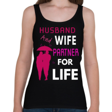PRINTFASHION HUSBAND AND WIFE-LIFE - Női atléta - Fekete