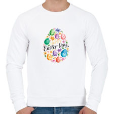 PRINTFASHION husvét18 - Férfi pulóver - Fehér férfi pulóver, kardigán