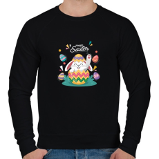 PRINTFASHION husvét20 - Férfi pulóver - Fekete
