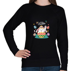 PRINTFASHION husvét20 - Női pulóver - Fekete