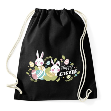 PRINTFASHION husvét25 - Sportzsák, Tornazsák - Fekete tornazsák