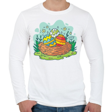 PRINTFASHION husvét28 - Férfi hosszú ujjú póló - Fehér férfi póló