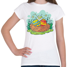 PRINTFASHION husvét28 - Női póló - Fehér