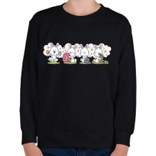 PRINTFASHION husvét29 - Gyerek pulóver - Fekete gyerek pulóver, kardigán