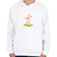 PRINTFASHION husvét32 - Gyerek kapucnis pulóver - Fehér gyerek pulóver, kardigán