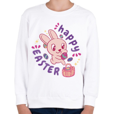 PRINTFASHION husvét6 - Gyerek pulóver - Fehér