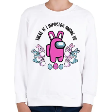 PRINTFASHION Húsvéti Among Us - Gyerek pulóver - Fehér