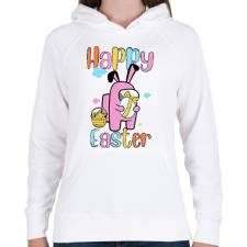 PRINTFASHION Húsvéti Among us - Női kapucnis pulóver - Fehér női pulóver, kardigán