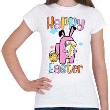 PRINTFASHION Húsvéti Among us - Női póló - Fehér női póló