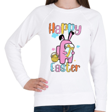 PRINTFASHION Húsvéti Among us - Női pulóver - Fehér