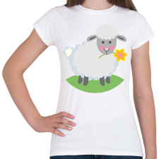 PRINTFASHION Húsvéti bárány - Női póló - Fehér női póló