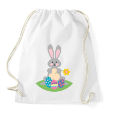 PRINTFASHION Húsvéti nyúl  - Sportzsák, Tornazsák - Fehér tornazsák