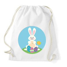 PRINTFASHION Húsvéti nyúl - Sportzsák, Tornazsák - Fehér tornazsák