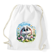 PRINTFASHION Húsvéti nyuszi - Sportzsák, Tornazsák - Fehér tornazsák