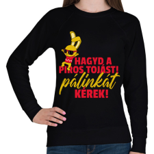 PRINTFASHION HÚSVÉTI PÁLINKA - Női pulóver - Fekete női pulóver, kardigán