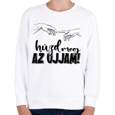 PRINTFASHION Húzd meg az ujjam - fekete - Gyerek pulóver - Fehér gyerek pulóver, kardigán