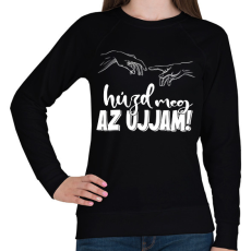 PRINTFASHION Húzd meg az ujjam - feketére - Női pulóver - Fekete