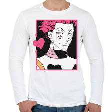 PRINTFASHION HxH - Férfi hosszú ujjú póló - Fehér férfi póló