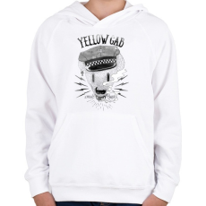 PRINTFASHION Hyena - Gyerek kapucnis pulóver - Fehér