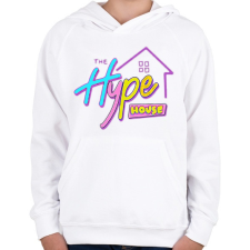 PRINTFASHION Hypehouse - Gyerek kapucnis pulóver - Fehér gyerek pulóver, kardigán