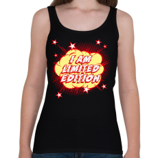 PRINTFASHION I am limited edition - Női atléta - Fekete