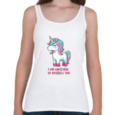PRINTFASHION I am unicorn - Női atléta - Fehér