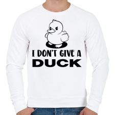 PRINTFASHION I don't give a duck - Férfi pulóver - Fehér férfi pulóver, kardigán
