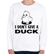 PRINTFASHION I don't give a duck - Gyerek pulóver - Fehér