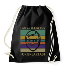 PRINTFASHION I eat guys like you - Sportzsák, Tornazsák - Fekete tornazsák