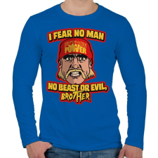 PRINTFASHION I fear no man - Férfi hosszú ujjú póló - Királykék férfi póló