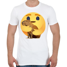 PRINTFASHION I love capybara - Férfi póló - Fehér férfi póló
