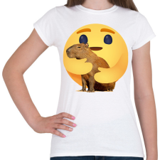 PRINTFASHION I love capybara - Női póló - Fehér női póló