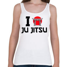 PRINTFASHION I love Ju Jitsu - Női atléta - Fehér