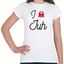 PRINTFASHION I love juh - Női póló - Fehér női póló