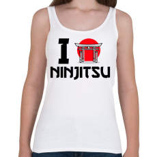 PRINTFASHION I love Ninjitsu - Női atléta - Fehér