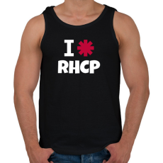 PRINTFASHION I LOVE RHCP 2 - Férfi atléta - Fekete