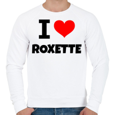 PRINTFASHION i LOVE ROXETTE - Férfi pulóver - Fehér férfi pulóver, kardigán