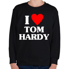 PRINTFASHION I LOVE TOM HARDY - Gyerek pulóver - Fekete gyerek pulóver, kardigán