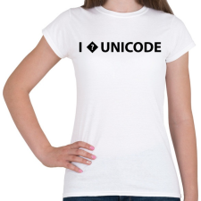 PRINTFASHION I love unicode - Női póló - Fehér női póló
