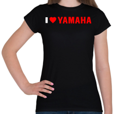 PRINTFASHION I love Yamaha - Női póló - Fekete női póló