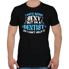 PRINTFASHION I'm a dentist - Férfi póló - Fekete férfi póló