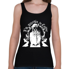 PRINTFASHION i'm allergic to color - Női atléta - Fekete