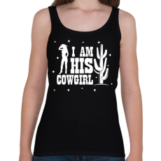 PRINTFASHION I'm his cowgirl - Női atléta - Fekete