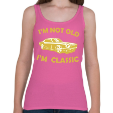 PRINTFASHION I'm not old - Női atléta - Rózsaszín női trikó