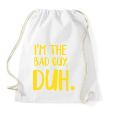 PRINTFASHION I'm the bad - Sportzsák, Tornazsák - Fehér tornazsák