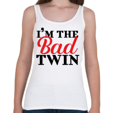 PRINTFASHION I'm the bad twin - Női atléta - Fehér