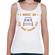 PRINTFASHION I must go - Női atléta - Fehér