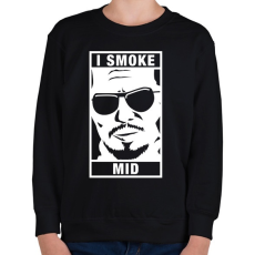 PRINTFASHION I Smoke Mid - Gyerek pulóver - Fekete