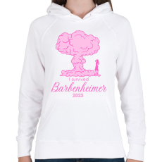 PRINTFASHION I survived Barbenheimer 2023 - Női kapucnis pulóver - Fehér